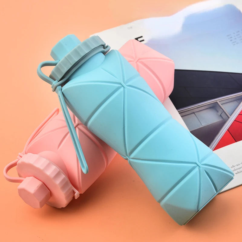 Silicone Folding Travel Water Bottle