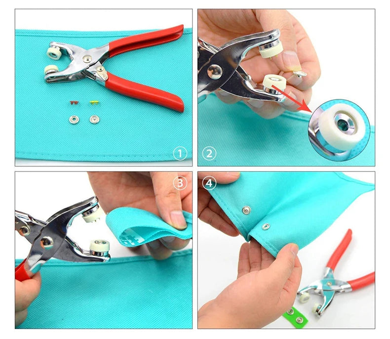 Hand Pressed Metal Buckle Installation Tool