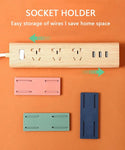 Self-Adhesive Multifunction Socket Holder