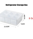 6 Grids Refrigerator Storage Box