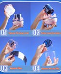 Creative Rechargeable Rotating Night Light Projector