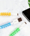 Spiral Silicone Cable Wire Protector (4 Pcs)