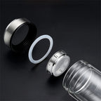 Leakproof Portable High-Grade Glass Water Bottle (500 ML)