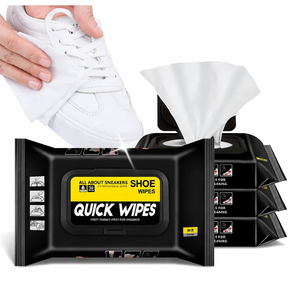 Disposable Quick Shoe Cleaning Wipes