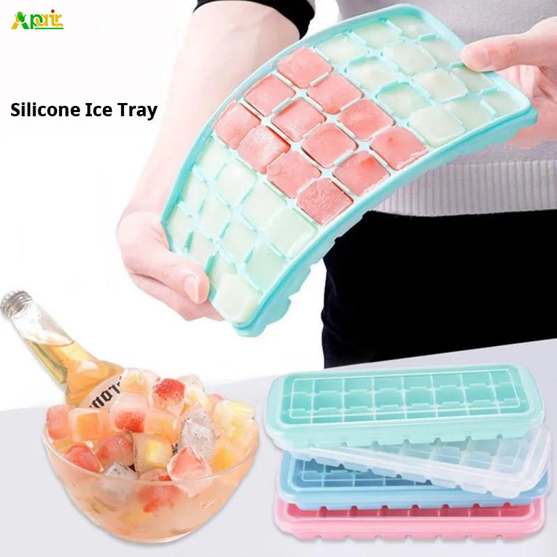 24 Grid High Quality Silicone Ice Tray