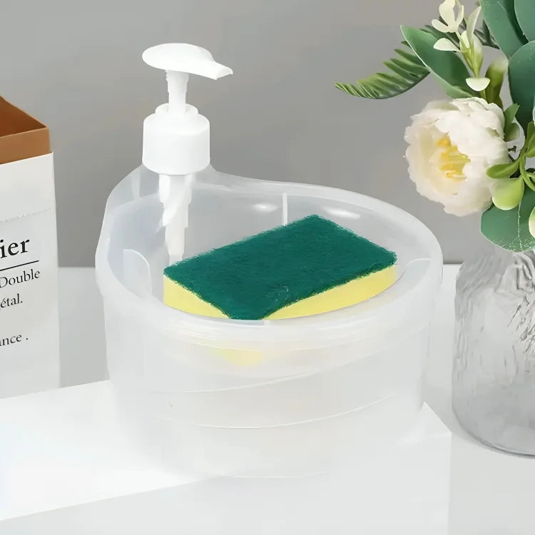 2-in-1 Dish Washing Soap Dispenser
