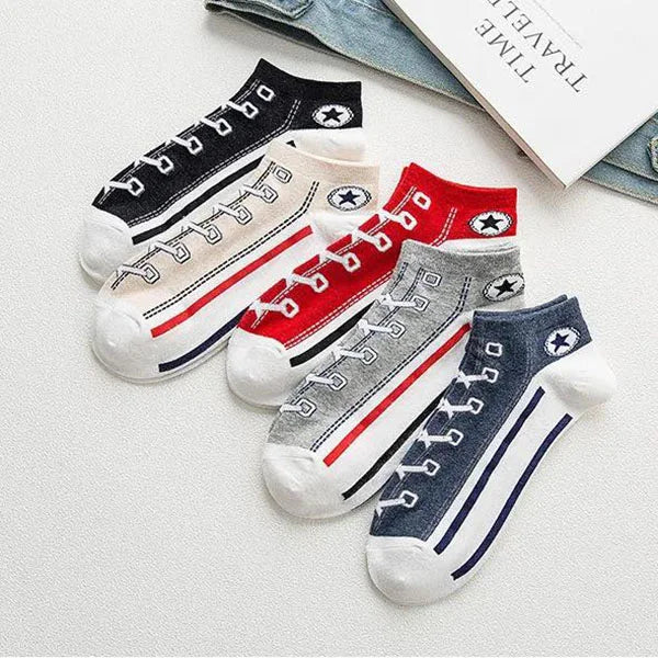 Shoe Designed Casual Socks