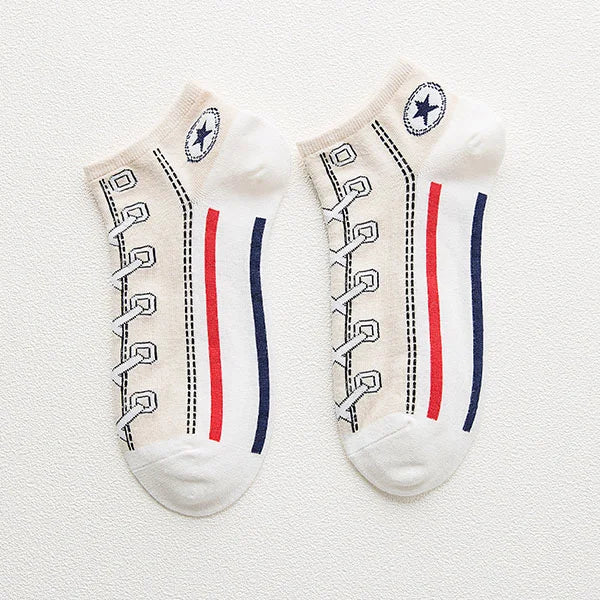 Shoe Designed Casual Socks