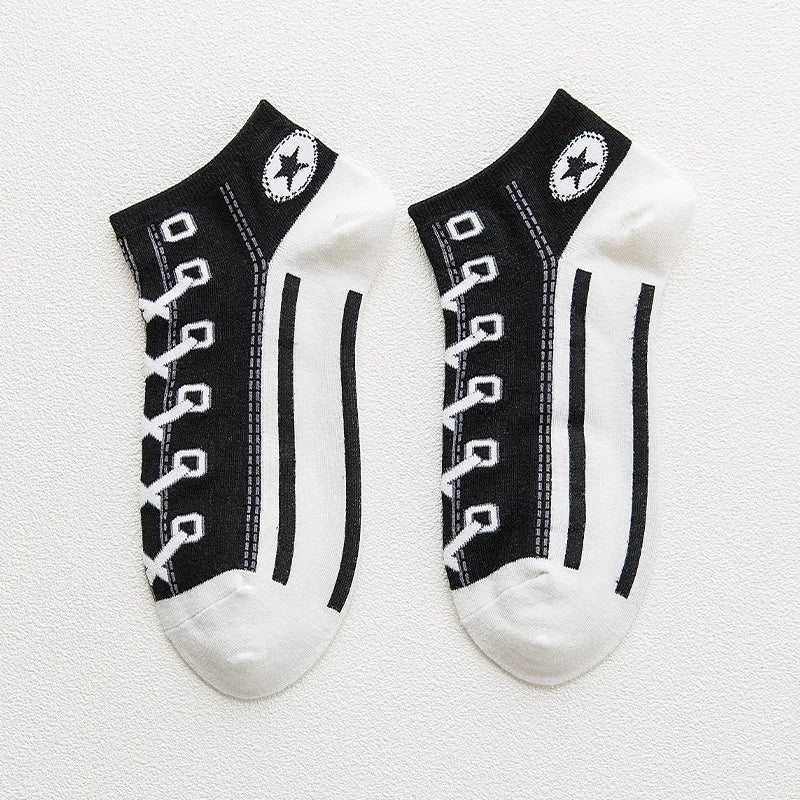 Shoe Designed Casual Socks
