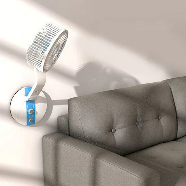 Rechargeable Folding Fan With Lamp