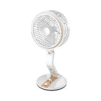 Rechargeable Folding Fan With Lamp