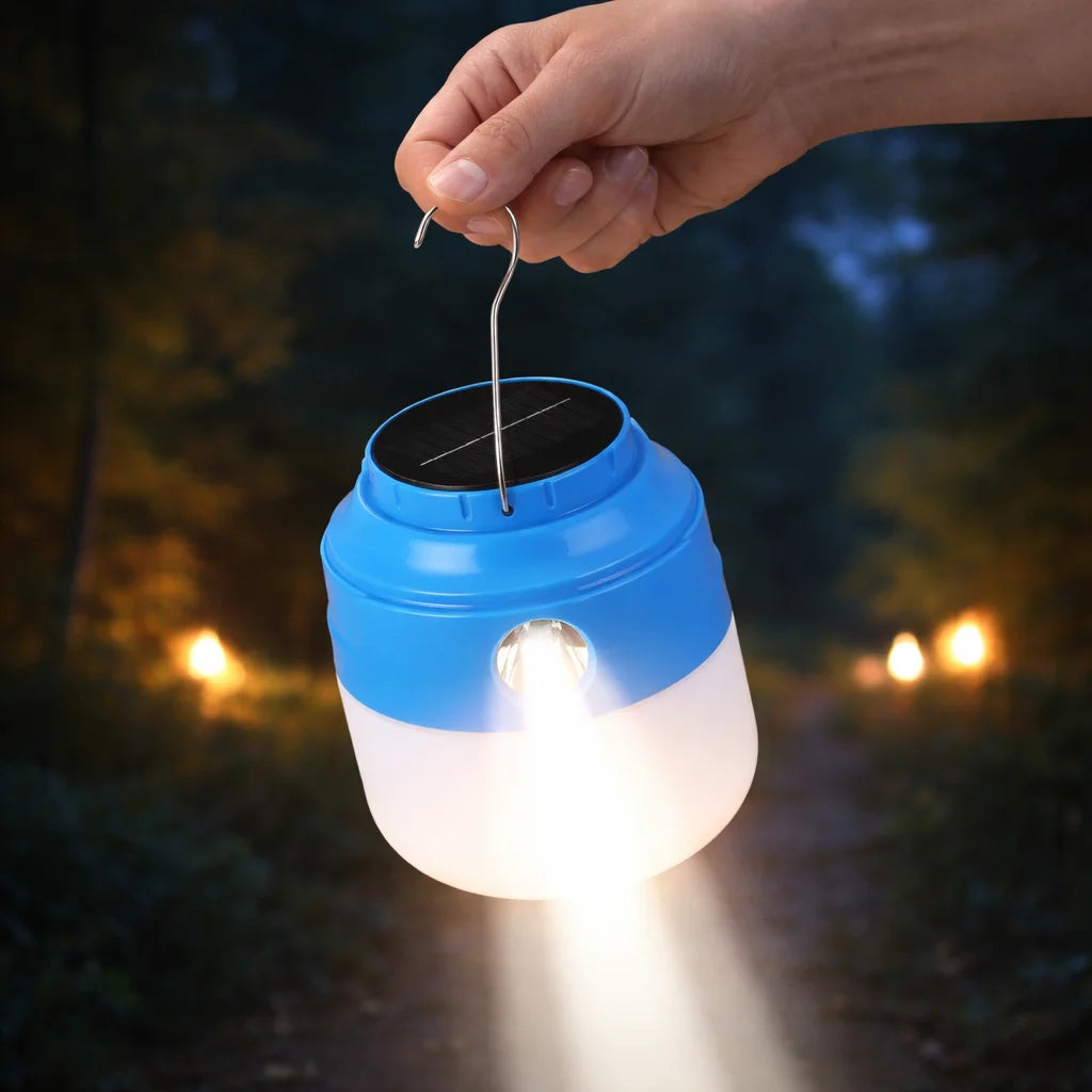 Rechargeable Solar LED Outdoor Light With Torch
