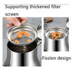 Stainless Steel Tea & Oil Strainer Pot