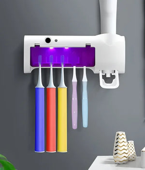 Multi-Function UVC Toothbrush Sterilizer Holder