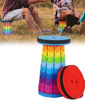 Folding Travel Heavy Plastic Stool