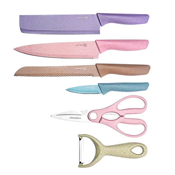 Kitchen Multi-Color Knife Set