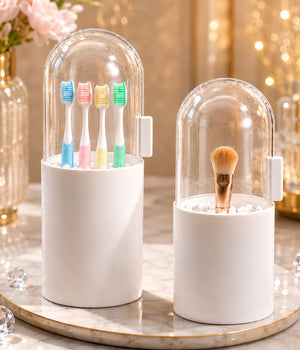 Toothbrush & Makeup Brush Storage Box