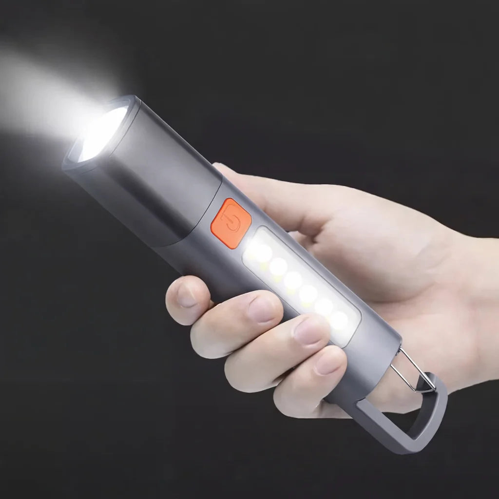 Rechargeable Waterproof Zoomable LED Torch