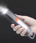 Rechargeable Waterproof Zoomable LED Torch