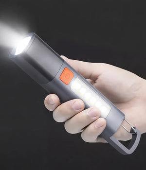 Rechargeable Waterproof Zoomable LED Torch