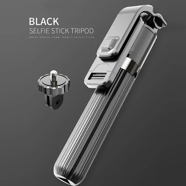 Wireless Foldable Selfie Stick & Tripod With Light