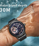 Forecast Waterproof Crystal Quartz Watch