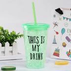 Icy Designed Double Layer Water Bottle