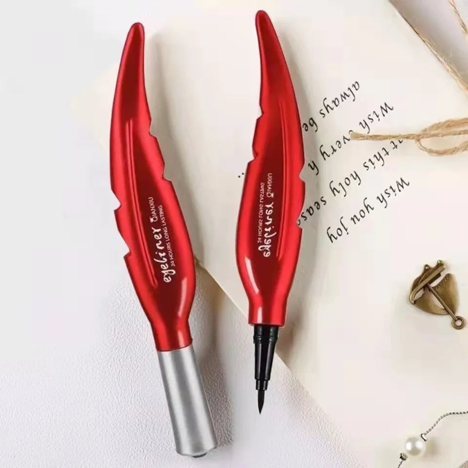 Feather-Shaped Liquid Waterproof Eyeliner