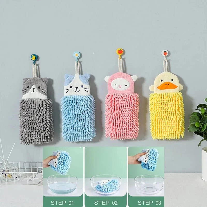 Cute Cartoon Soft Kitchen Towel