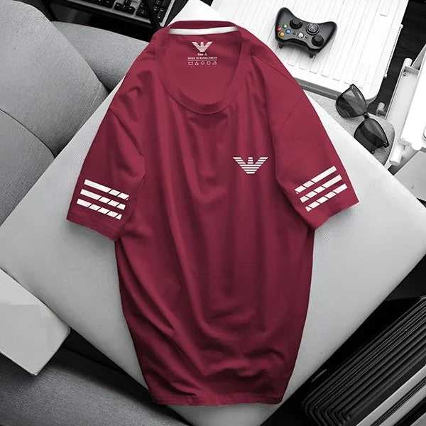Premium Mesh Fabric Men's T-Shirt