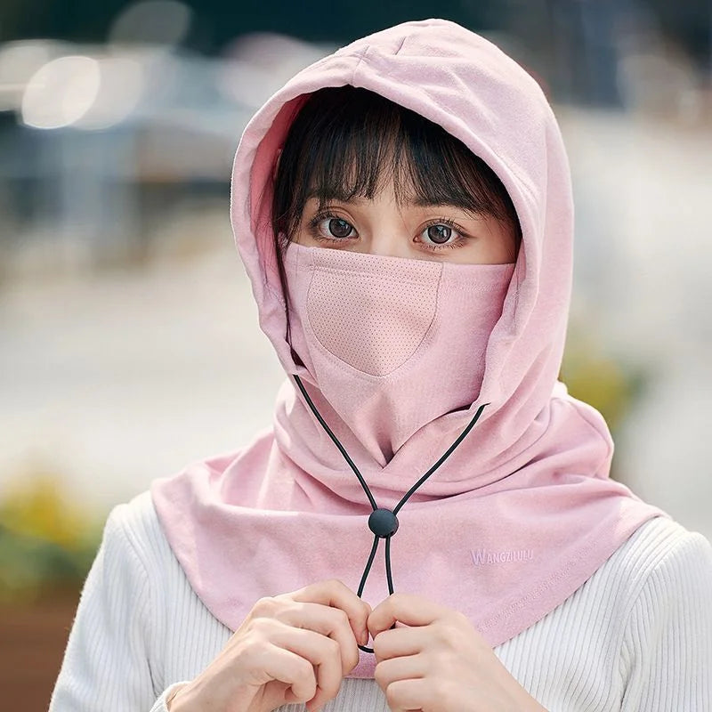 Winter Hooded Mask With Neck Warmer