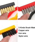 3 Pcs Cleaning Wire Brush Set