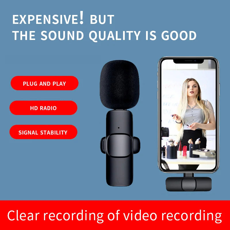 Wireless K8 Mini Microphone