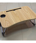 Foldable Laptop Table With Mini Drawer