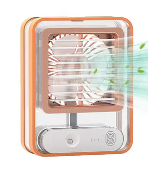 Portable Mini Air Conditioning Night Light Fan