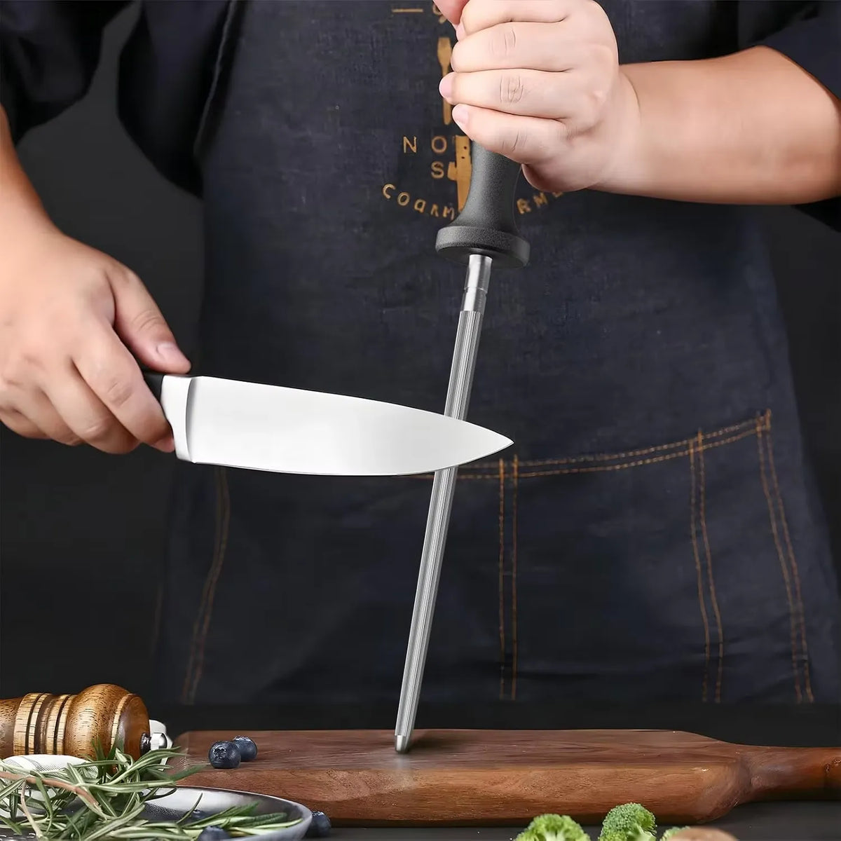 Knife Sharpener Heavy SS Rod