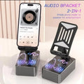 Rotatable Mobile Stand With Bluetooth Speaker