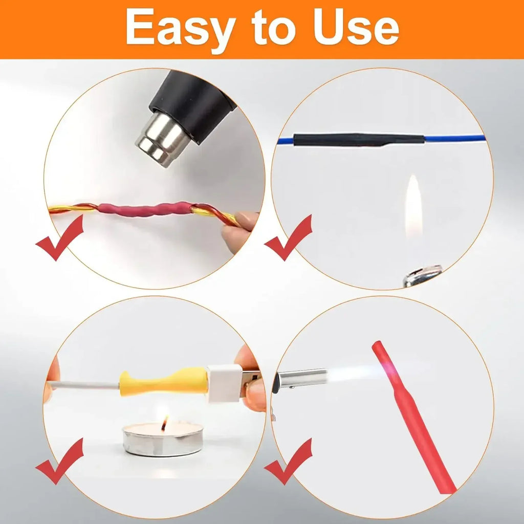 Heat Shrink Cable Repair Tube (164 Pcs)