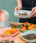10 Pcs Multi-Usable Dining Bone Plate Set