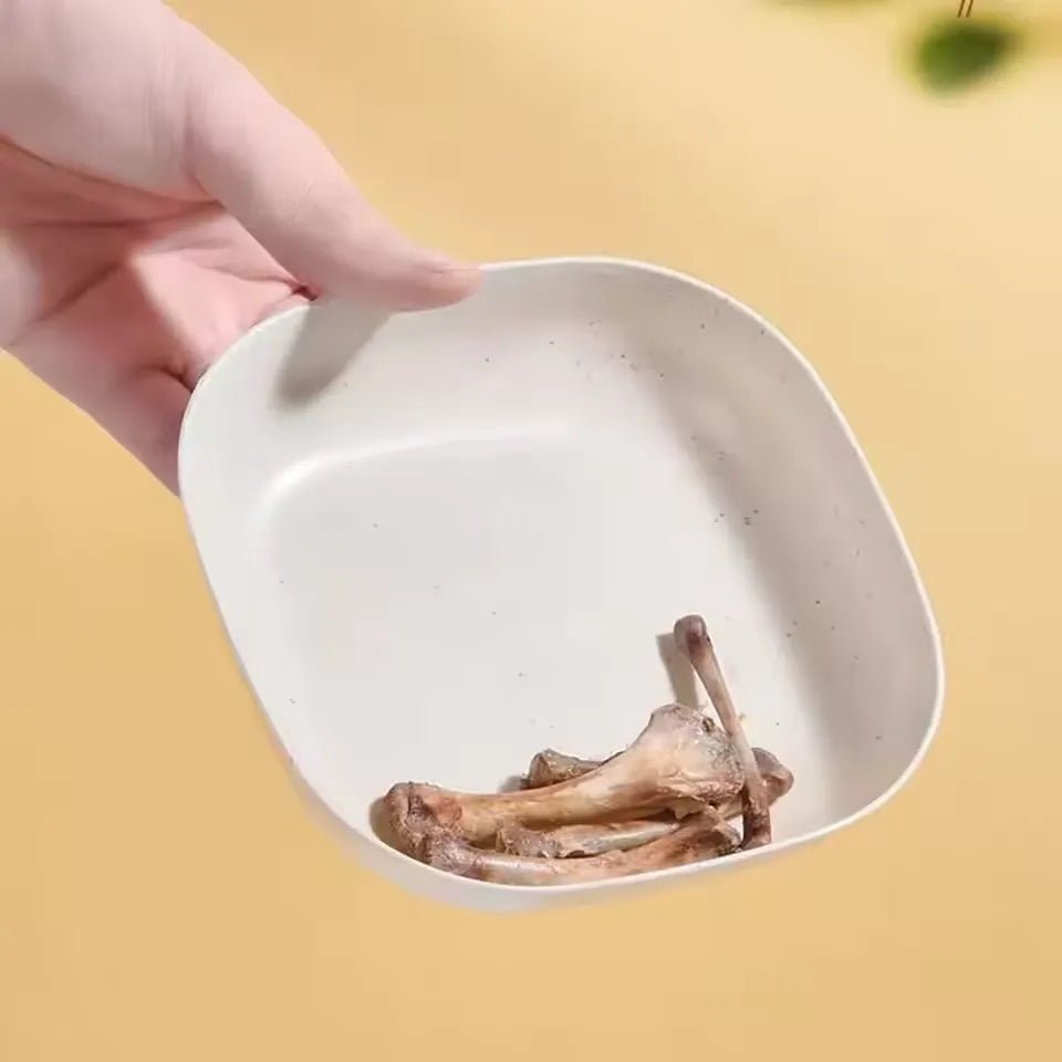 10 Pcs Multi-Usable Dining Bone Plate Set