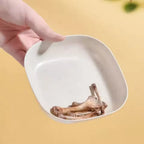10 Pcs Multi-Usable Dining Bone Plate Set