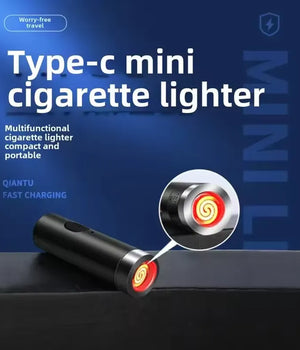 Mini Type-C Plug-in Windproof Lighter