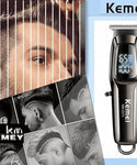 Kemei Professional Smart Display Rechargeable Trimmer