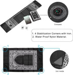 Portable Travel Prayer Mat With Compass