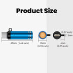 Mini Type-C Windproof Lighter With Key Ring