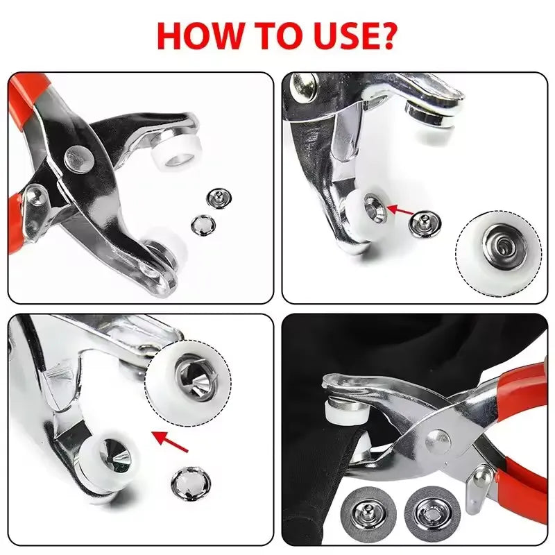 Hand Pressed Metal Buckle Installation Tool