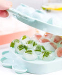 3D Round 26 Cells Ice Ball Tray With Lid