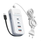 66W 4 Ports USB C Type Fast Charging Adapter