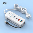 66W 4 Ports USB C Type Fast Charging Adapter