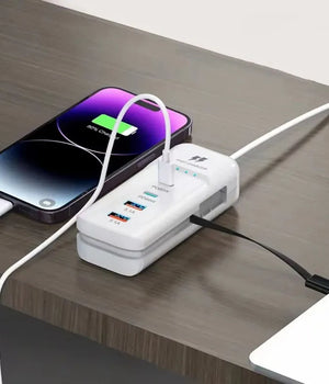 66W 4 Ports USB C Type Fast Charging Adapter